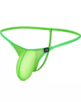 La Underwear that shows your own shape Micro Mesh 3D Ultra Small Sexy Smooth Inner Thin Underwear Orange Underwear Mesh Flashy Loincloth String String