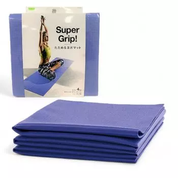 La-VIE Foldable Yoga Mat 4mm Purple Foldable Lightweight 3B-3172 [Manufacturer Genuine Product]