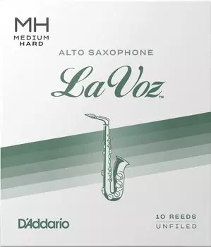 La Vose Alto Saxophone Reed Medium Hard RJC10MH (10 pieces)