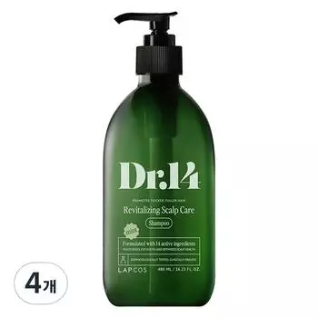 LABCOS Dr. Forteen Revitalizing Scalp Care Shampoo, 4 packs, 480ml