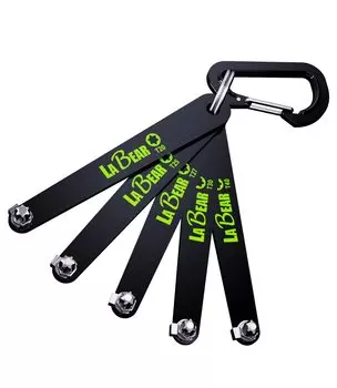 LABEAR Low Profile Torx Low Profile TORX 5 шт. Ультранизкопрофильная отвертка со смещением 90 градусов, прямая, тонкая, узкая, EDC - набор, Torx, набор, звезда, пластина,