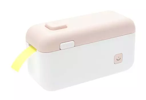 Label Writer Wasshin Tech Mobile Printer Label Printer Rechargeable Small Printer Bluetooth USB with 1 roll of 14x40mm thermal label Smartphone