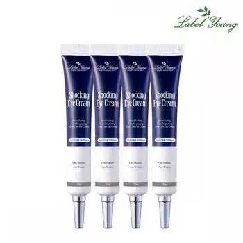 Label Young Label Young Shocking Eye Cream для улучшения морщин вокруг глаз и под глазами 4 шт.