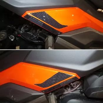 labelbike - 3D гель-смоляная наклейка для задней боковой защиты скутера, подножка пассажира для Kymco DTX 360 125 300 350
