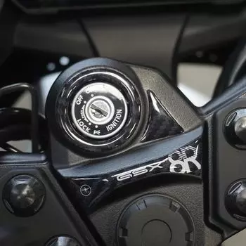 labelbike 3D наклейка для украшения и защиты области ключа зажигания мотоцикла Suzuki - GSX-8R