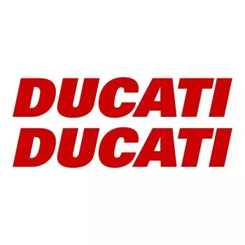 labelbike - Комплект из 2 наклеек с надписями на бак мотоцикла для Ducati Racing