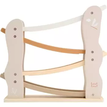 LabelLabel Car Slider Деревянная игрушечная машинка-скат Игрушка для детей 1 года 2 лет Подарок на день рождения Мальчики Девочки Деревянная игрушка Развивающая игрушка (Латте)