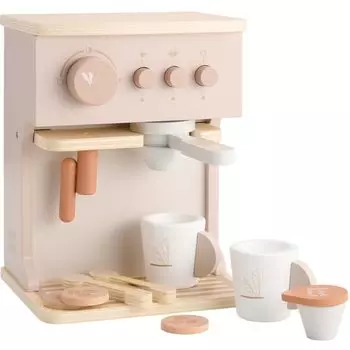 LabelLabel Espresso Machine Play Kitchen Деревянная игрушка Play House Дети Мальчики Девочки Деревянная игрушка (Латте)
