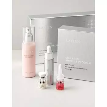 Labien Pink Collagen Ampoule Mist Set Pink Collagen Program 2 набора+1 коллагеновый спрей
