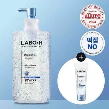 LaboH Scalp Strengthening Clinic Шампунь для кожи головы с охлаждением и отсутствием кожного сала, облегчение симптомов выпадения волос, 750 мл, ограниченный выпуск Scalp Cooling & No Sebum 750ML