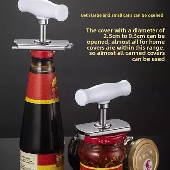 Labor-saving Cap Screw, Can Opener, Stainless Steel Cap Opener, Artifact, Can Cap Opener, Kitchen Cap Screwer