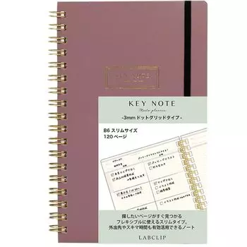 Лабораторный блокнот B6 Slim Graph Pink 22A-MTNT07-PK