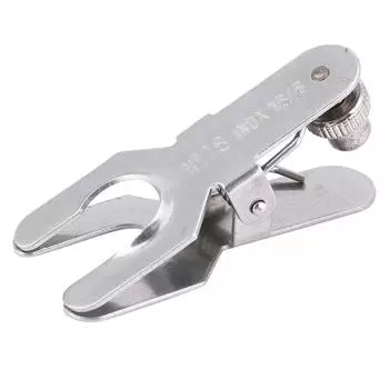 Лабораторный зажим из нержавеющей стали, зажим для стеклянного шарика, лабораторные инструменты18#