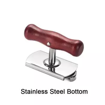 Labors Saving Screwing Cap Opener Stainless Steel Rotating Bottle Opener for Home Style A