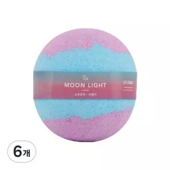 Labs Bomb Бомбочки для ванны Moonlight Бомбочки для ванны с ароматом сладкого горошка и лаванды, 140 г, 6 штук