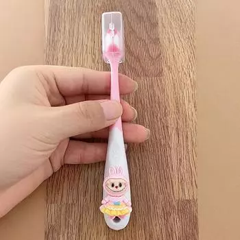 Labubu Kids Детская мягкая зубная щетка Глубокая чистка зубов Портативный стоматологический уход за полостью рта