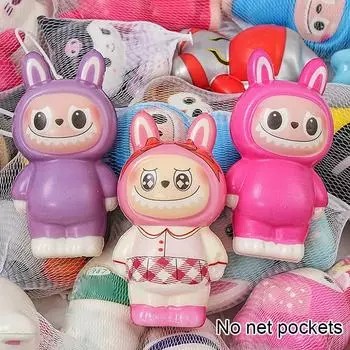 Labubu Медленный отскок Декомпрессионная игрушка Экструзия Pinch Le Коллекция Кукла Таиланд Офисное украшение Художник Дизайн