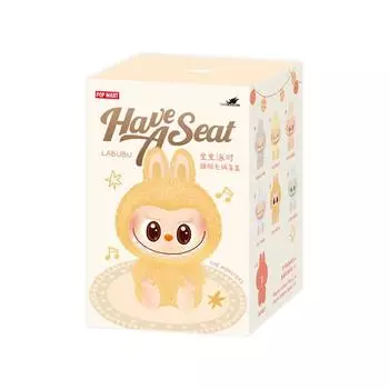Labubu Серия «Монстры сидят» Виниловая плюшевая подвеска-брелок Blind Box Toys Mystery Box Mistery Caixa Фигурка