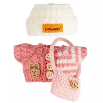 Лабубу Совместимый с Лабубу Плюшевая игрушка Наряд 17см Плюшевая кукла Кукла Плюшевая игрушка Милая DIY Кукла Фото Кукла Одежда для Разной DIY Одежды, Одежды,