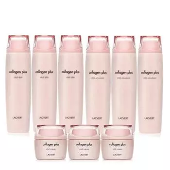 Lac Vert Collagen Basic Skin 3+Эмульсия 3+Крем 3 специальный состав, 65 кг или меньше/обычный, 1 шт.