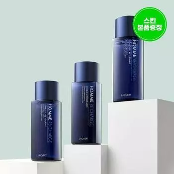 Lac Vert Homme Recharge 3-piece set (aftershave 185ml*2ea+emulsion 180ml)
