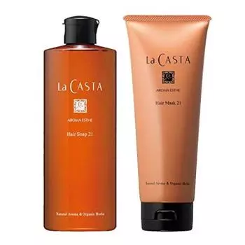 Lacasta Aroma Esthe Мыло для волос 21 300 мл Маска для волос 21 230 г +