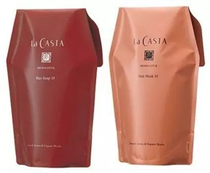 Lacasta Aroma Esthe Мыло для волос 35 Маска для волос 35 Сменный набор
