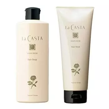 Lacasta White Rose Мыло для волос 300 мл Маска для волос 230 г Набор и