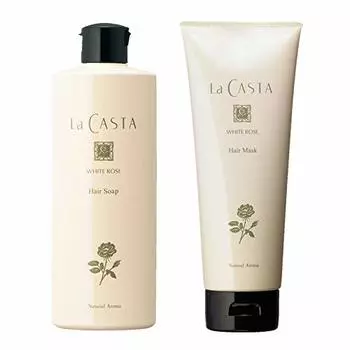 Lacasta White Rose Мыло для волос 300 мл Маска для волос 230 г Набор и