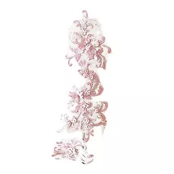 Lace Appliqu Flower Patch Easy To DIY Craft Projects Embroidery Flower Lace Appliques Skin Friendly