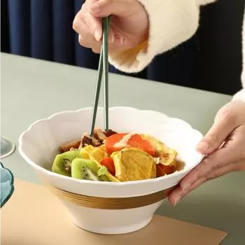 Lace Ceramic Bowl Noodle Bowls Soup Plate Fruit Dish Salad Bowl Dinner Plate Dessert Bowls Decorative Plate Dish Hotel Tableware зелёный