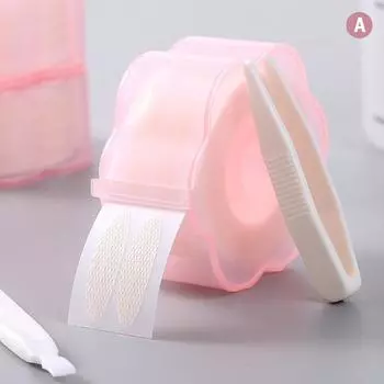 Lace inviDouble eyelid stickers, 360 pieces, transparent, gray, beige, big eyes Effect, invisible lace, fiber mesh, beauty patches, makeup A