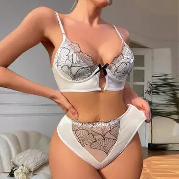 Кружевной сексуальный комплект нижнего белья женский эротический нижнее белье чистое желание для свиданий халат для кровати большого размера одежда чистого желания S
