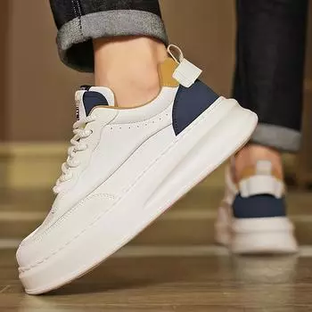 Lace-Up Mens Tenis Shoe Fashion Men s Shoes Fashion Breathable Flat Shoes for Man Outdoor Sneakers 2024 New Arrival Board Shoes 39