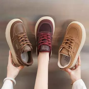 Кроссовки на толстой подошве со шнуровкой женские универсальные повседневные туфли Forrest Gump весна 2024 года немецкие кроссовки ретро спортивная обувь 35 малиновый