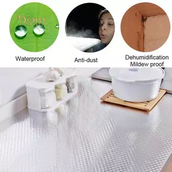 Lachepper алюминиевая фольга самоклеящиеся водонепроницаемые обои кухонная наклейка DIY домашний декор 4#