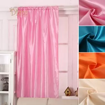 Lachepper однотонная атласная оконная занавеска-перегородка, драпировка для гостиной, спальни, декор розовый