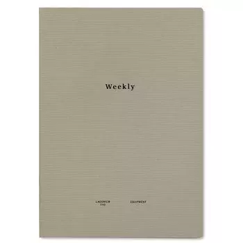 Laconic Notebook A5 Weekly Date Free Style Note LGF02-36