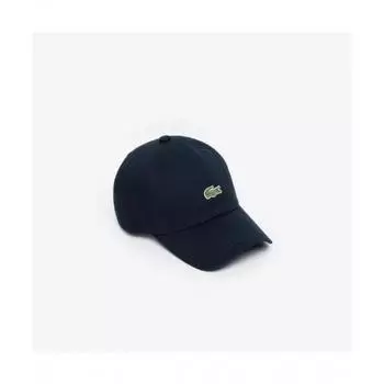 LACOSTE Базовая бейсболка из хлопкового твила [Темно-синий]