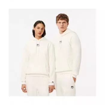 LacosTe Common Casual Hooded T shirT [off whiTe] 00S