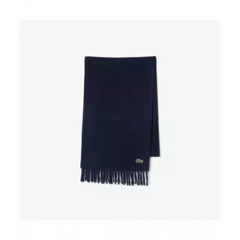 Lacoste Common Wool Cash Blend Basic Muffler [темно-синий] 0TU