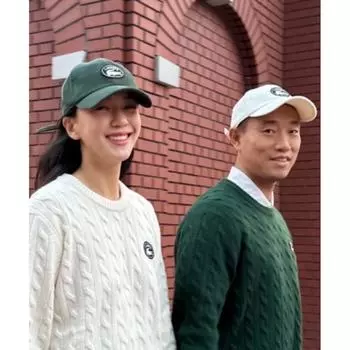 Lacoste Corduroy Baseball Cap Ivory FREE