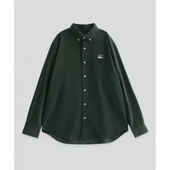 Lacoste Corduroy Solid Shirt Dark Green 40