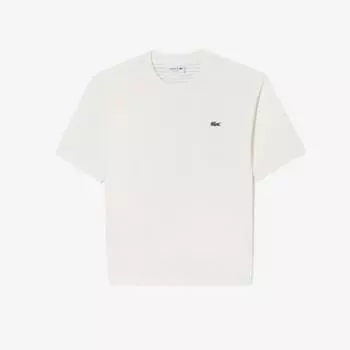 Lacoste Футболка Men S Overfit OTToman Solid [кремовая] 003