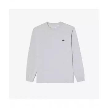 Lacoste Футболка мужская базовая тренировочная [меланжевый серый] 003