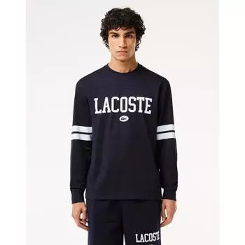 Lacoste Футболка с длинным рукавом и надписью «TeTTering Tipping Match» для мужчин TH7609 54 г G45 003