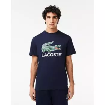 Lacoste Футболка с рисунком крокодила для мужчин S Big Croc Th6396 54g 166 003