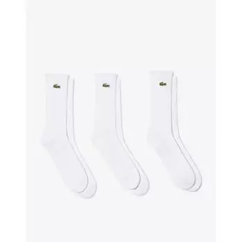 LacoSte Men S 3 Pack Long Length SportS SockS Bundle Ra4182 54n Z92 043