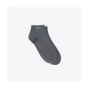 LacoSte Men S baSic Ankle SockS [malange Gray] 0TU