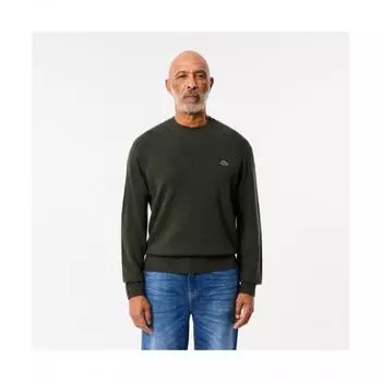 LacoSte Men S baSic claSSic Fit Pullover [dark Khaki] 003